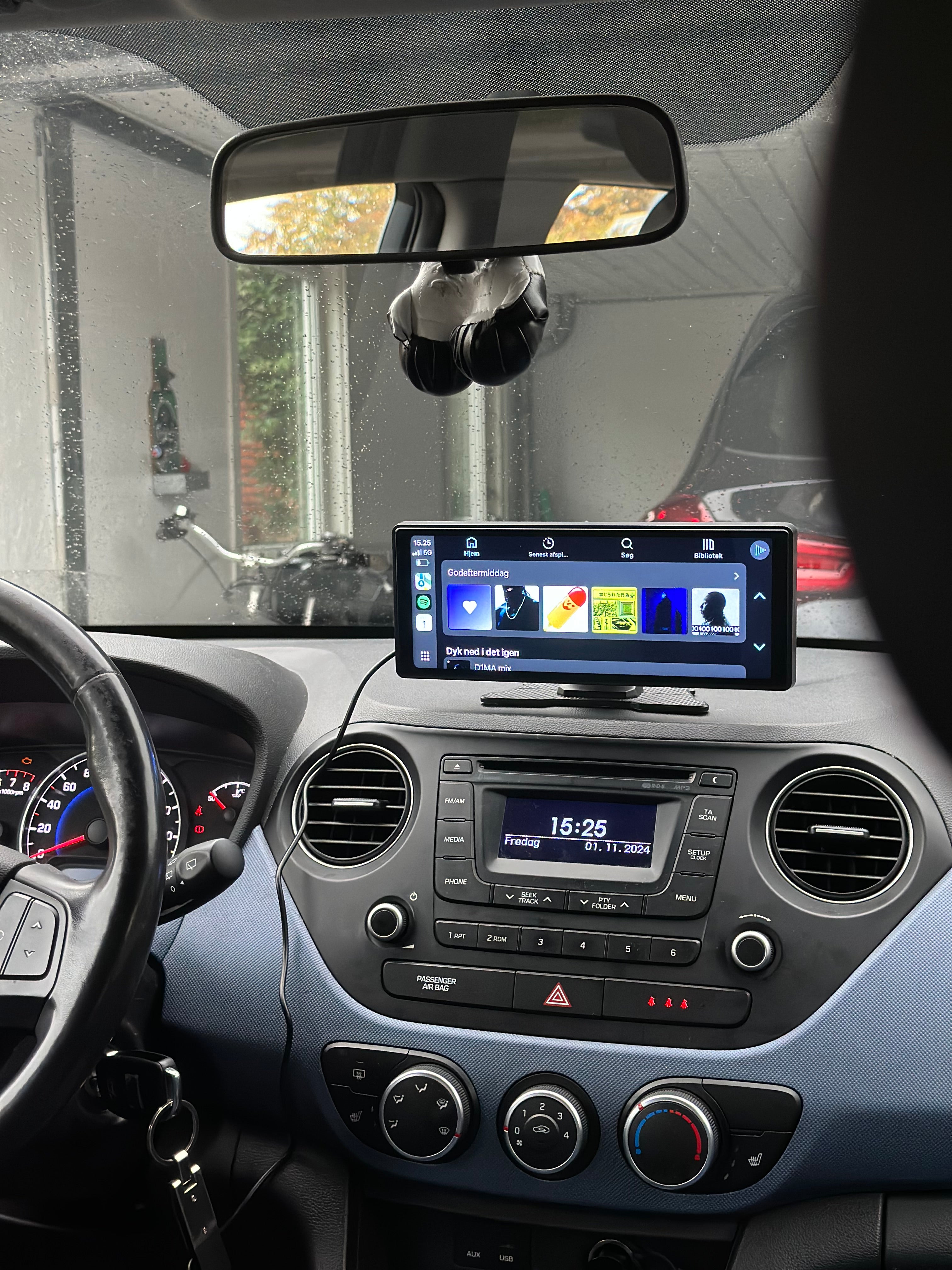 Musik bilskærm, spotify bil, skærm til bil, PimpDash Pro, PimpUp